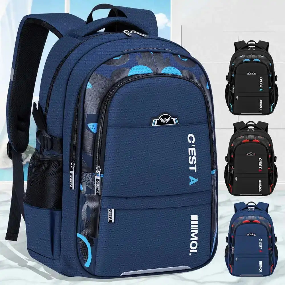 New Children School Bags Kids Backpack In Primary Schoolbag For Teenager Boys Waterproof Backpacks Book Bag