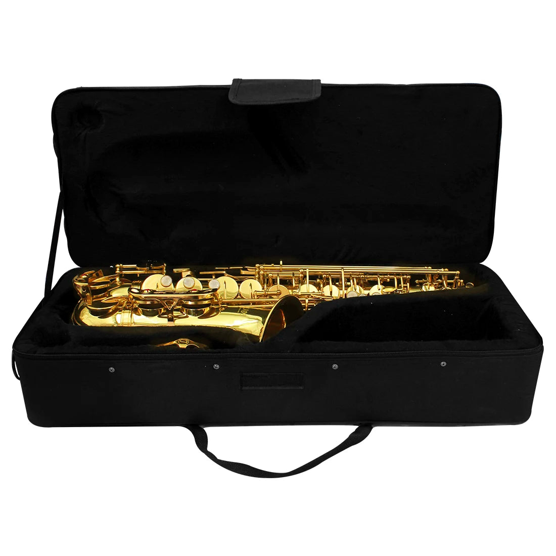 MBAT Alto Gold Saxophone Eb Brass Tube Saxophone with Gloves&Wiping Cloth Woodwind Instrument Saxophone Suitable for Playing