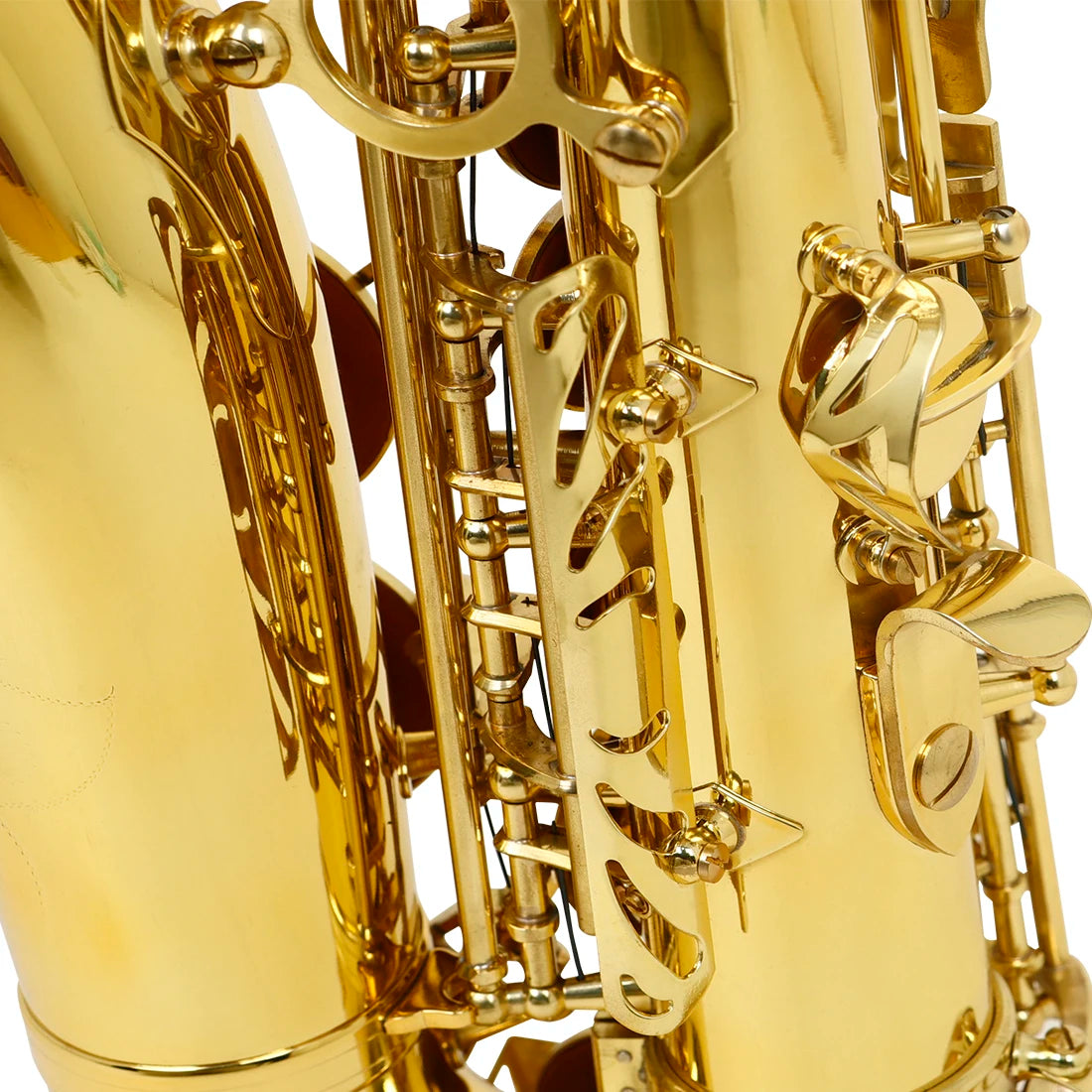 MBAT Alto Gold Saxophone Eb Brass Tube Saxophone with Gloves&Wiping Cloth Woodwind Instrument Saxophone Suitable for Playing