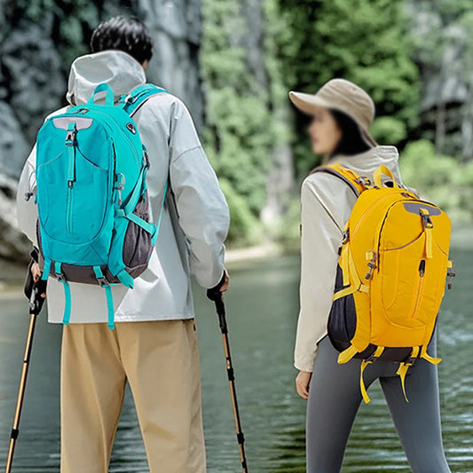 40L Hiking Camping Backpack Travel Rucksack with Rain Cover Outdoor Climbing Knapsack Large Luggage Weekend Sport Schoolbag Men
