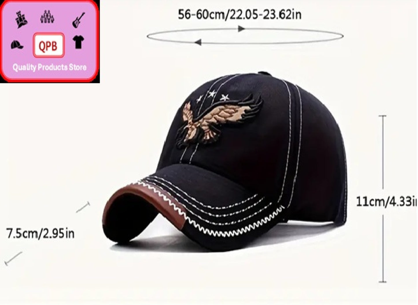 Adjustable Unisex Baseball Cap